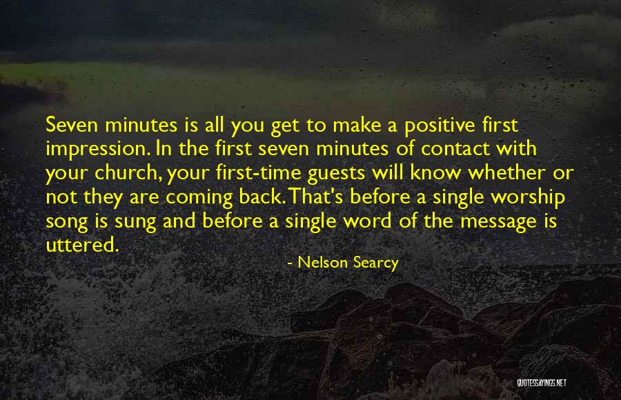 Church Song Quotes By Nelson Searcy Church Song Quotes By Nelson Searcy