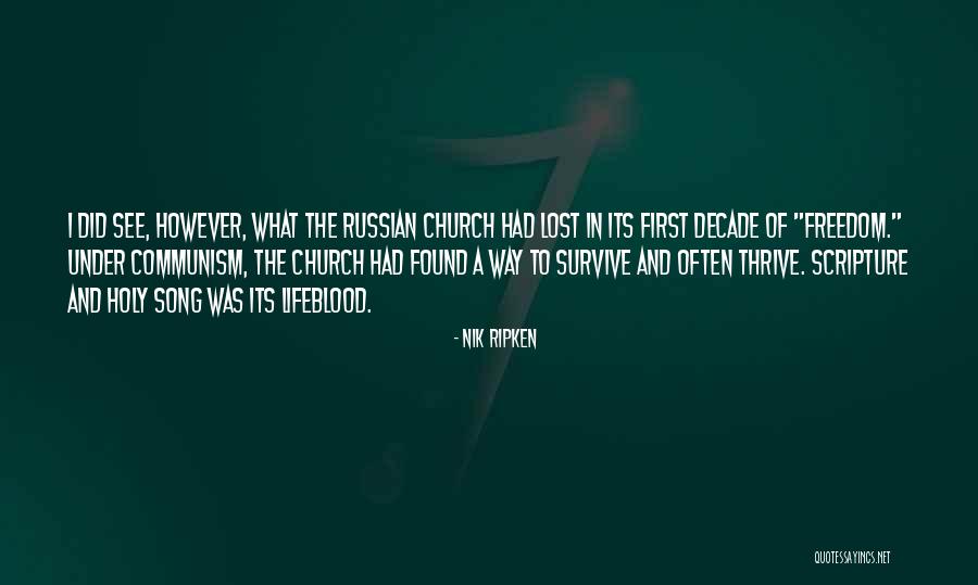 Church Song Quotes By Nik Ripken Church Song Quotes By Nik Ripken