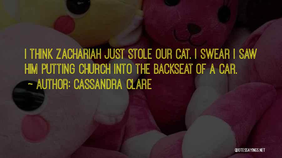 Church The Cat Quotes By Cassandra Clare
