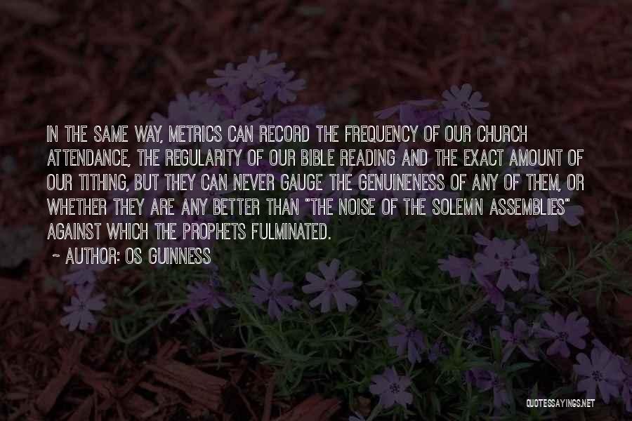 Church Tithing Quotes By Os Guinness