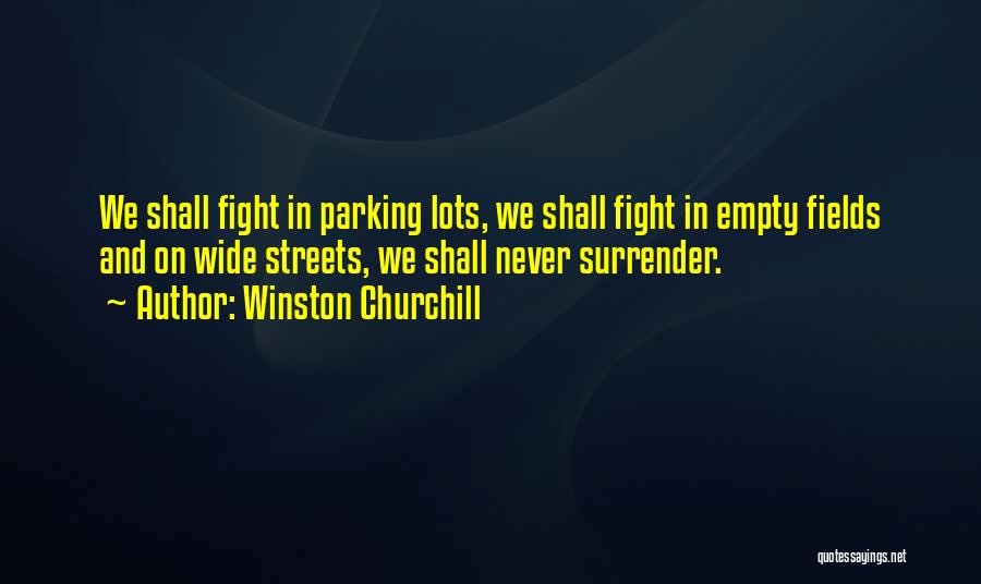 Churchill Never Surrender Quotes By Winston Churchill