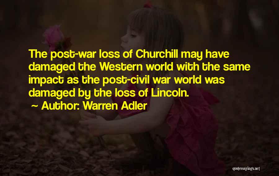 Churchill World War 2 Quotes By Warren Adler