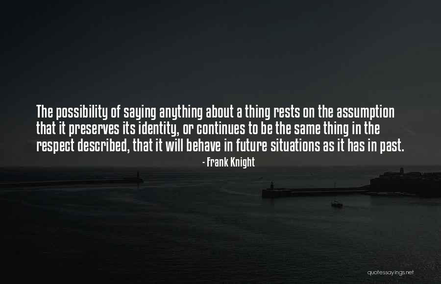 Churching The Waters Quotes By Frank Knight Churching The Waters Quotes By Frank Knight