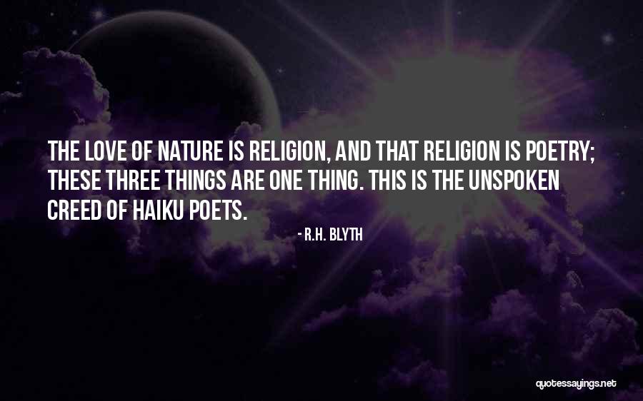 Cianita Quotes By R.H. Blyth Cianita Quotes By R.H. Blyth