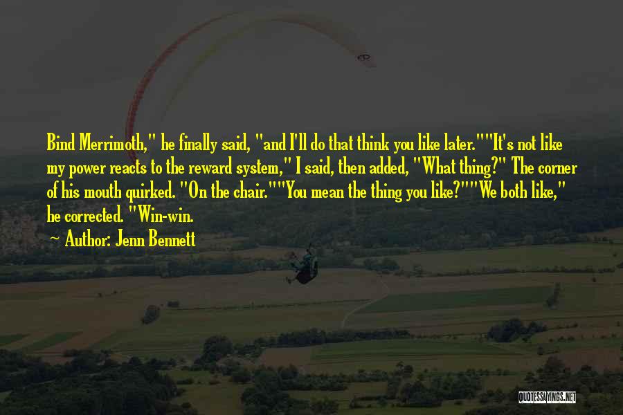 Cianocobalamina Quotes By Jenn Bennett
