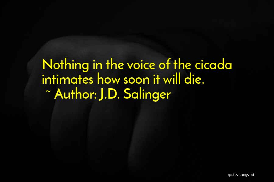 Cicada Quotes By J.D. Salinger