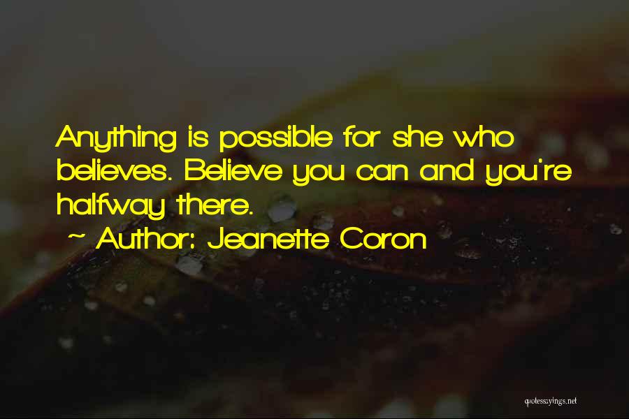 Cidney Moreau Quotes By Jeanette Coron