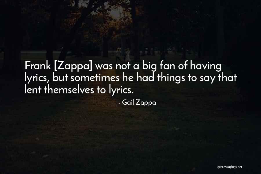 Cigala Canta Quotes By Gail Zappa Cigala Canta Quotes By Gail Zappa