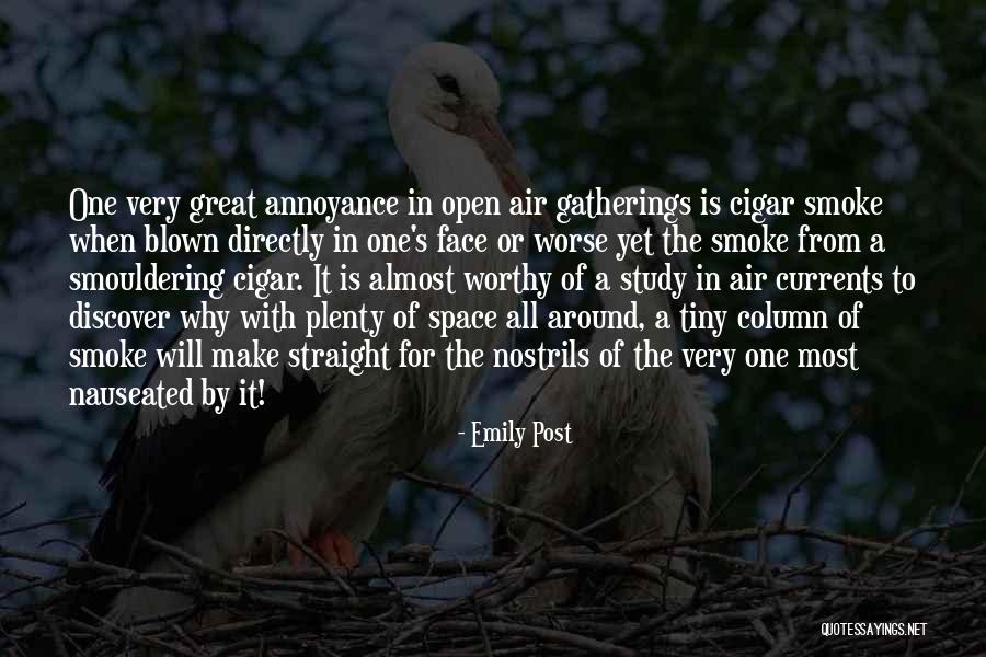 Cigar Smoke Air Quotes By Emily Post Cigar Smoke Air Quotes By Emily Post