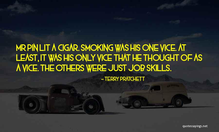 Cigar Smoking Quotes By Terry Pratchett