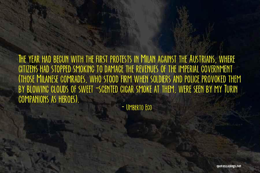 Cigar Smoking Quotes By Umberto Eco