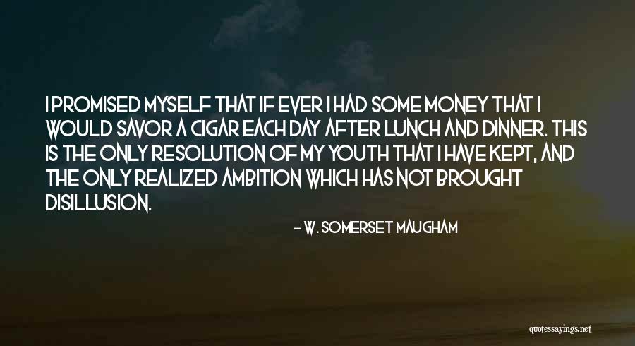 Cigar Smoking Quotes By W. Somerset Maugham