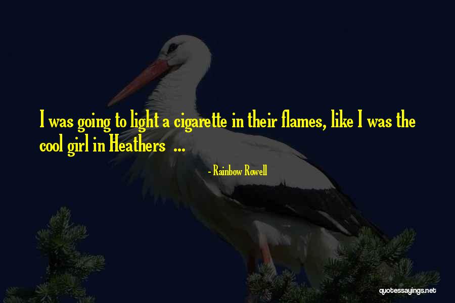 Cigarette Quotes By Rainbow Rowell Cigarette Quotes By Rainbow Rowell