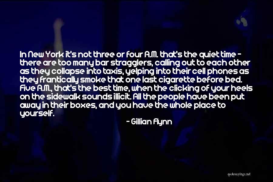 Cigarette Smoke Quotes By Gillian Flynn