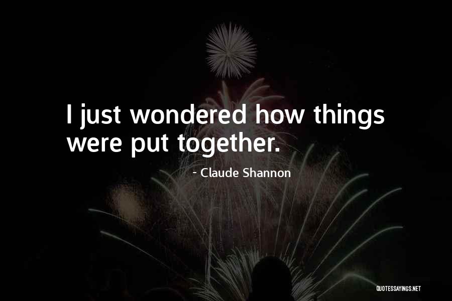 Cimeti Res Militaires Quotes By Claude Shannon