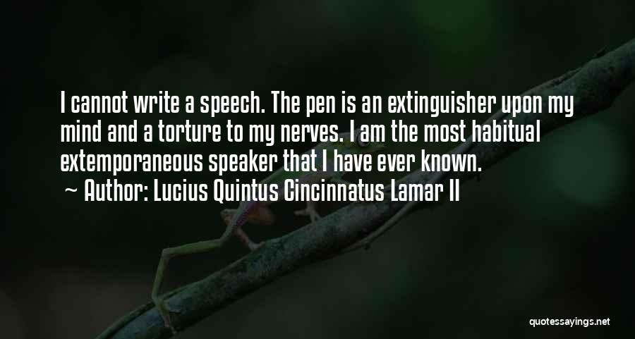 Cincinnatus Quotes By Lucius Quintus Cincinnatus Lamar II