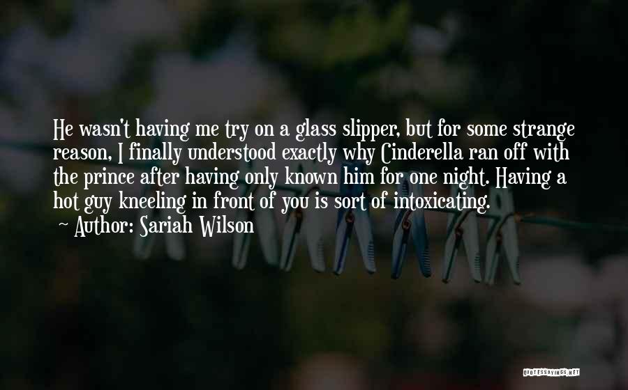 Cinderella Glass Slipper Quotes By Sariah Wilson