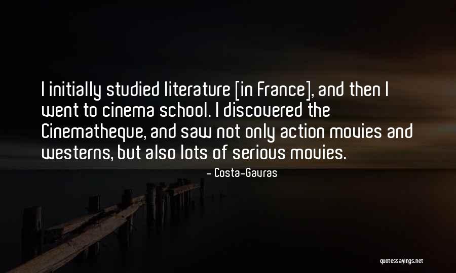 Cinematheque Quotes By Costa-Gavras Cinematheque Quotes By Costa-Gavras