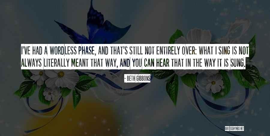 Cingulate Island Quotes By Beth Gibbons Cingulate Island Quotes By Beth Gibbons
