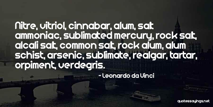 Cinnabar Quotes By Leonardo Da Vinci