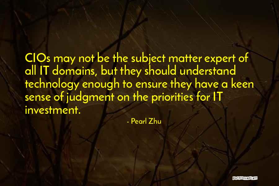 Cio Leadership Quotes By Pearl Zhu Cio Leadership Quotes By Pearl Zhu