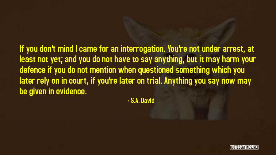 Cioccolatini Confezionati Quotes By S.A. David Cioccolatini Confezionati Quotes By S.A. David
