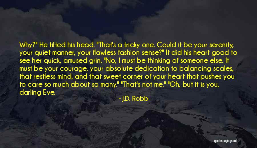 Ciocolata Milka Quotes By J.D. Robb