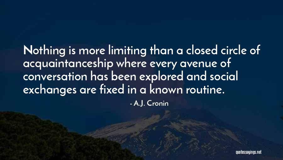Circle Of Friendship Quotes By A.J. Cronin Circle Of Friendship Quotes By A.J. Cronin