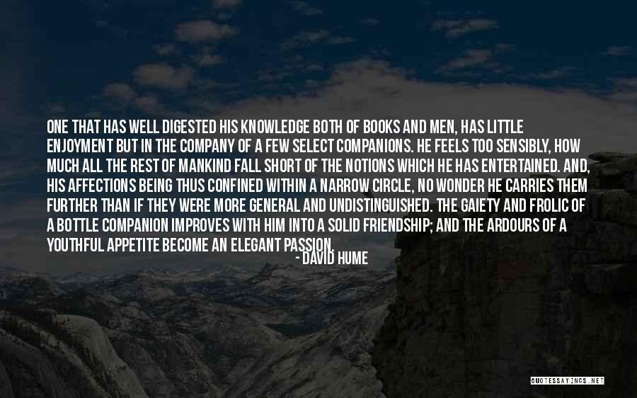 Circle Of Friendship Quotes By David Hume Circle Of Friendship Quotes By David Hume