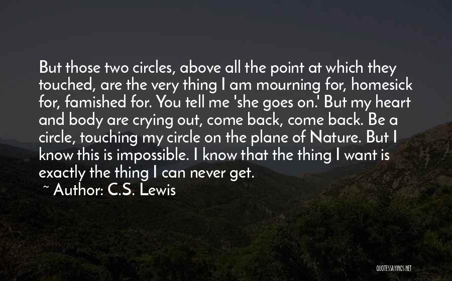 Circle Of Two Quotes By C.S. Lewis