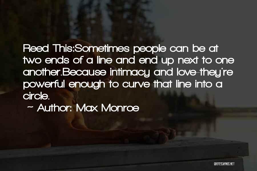 Circle Of Two Quotes By Max Monroe