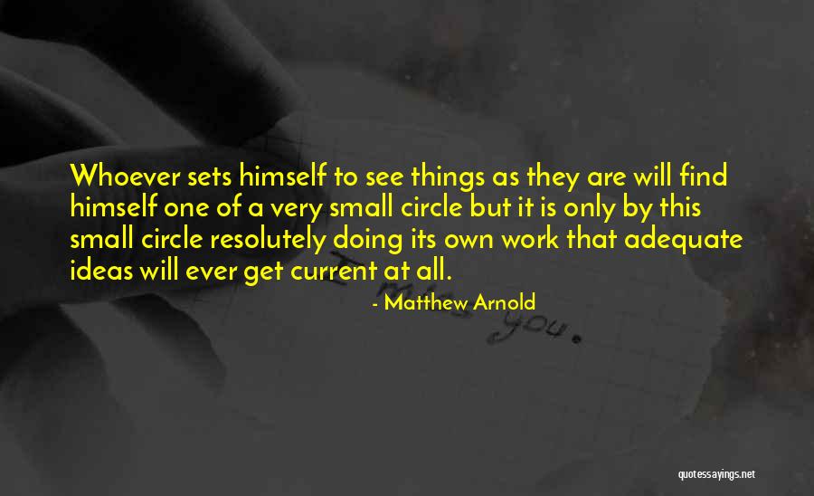 Circle Quotes By Matthew Arnold