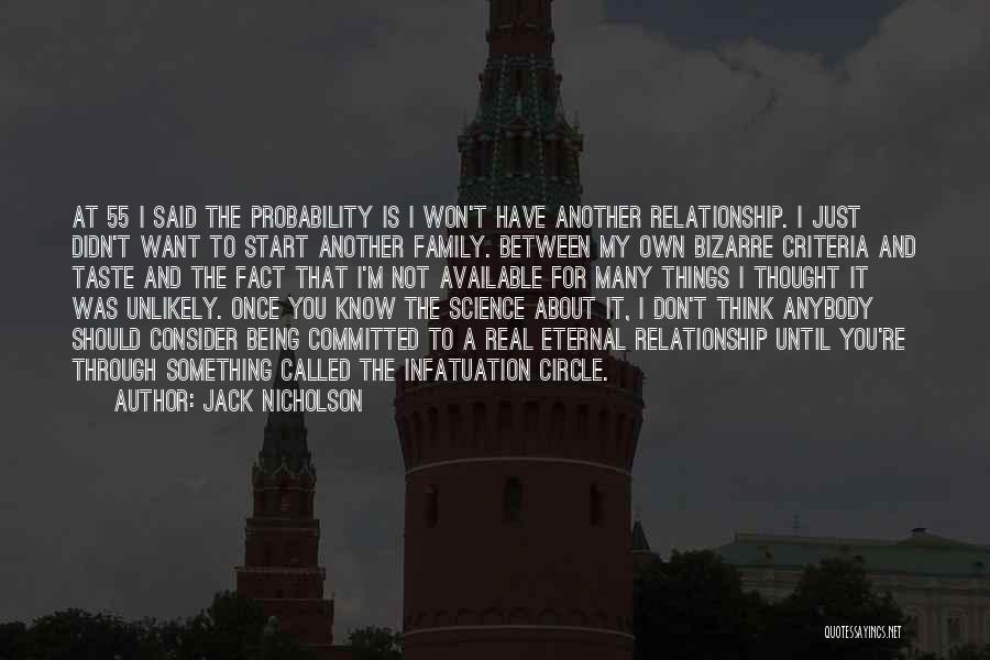 Circles And Family Quotes By Jack Nicholson