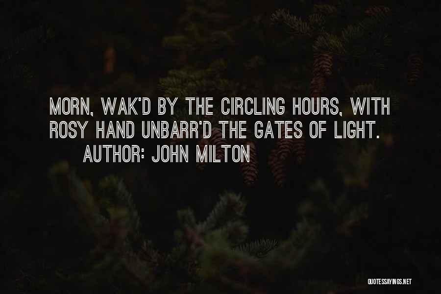 Circling Quotes By John Milton