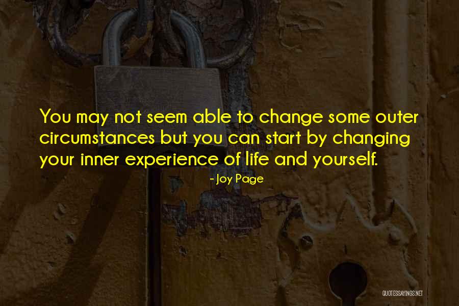 Circumstances Changing Quotes By Joy Page Circumstances Changing Quotes By Joy Page