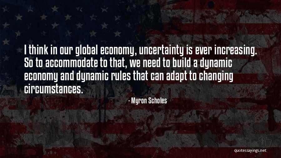 Circumstances Changing Quotes By Myron Scholes Circumstances Changing Quotes By Myron Scholes