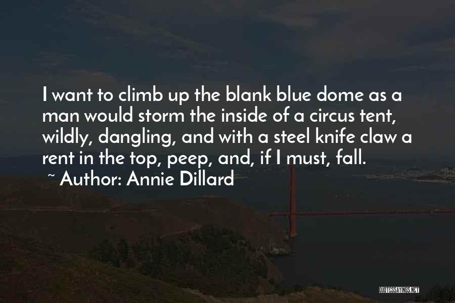 Circus Tent Quotes By Annie Dillard