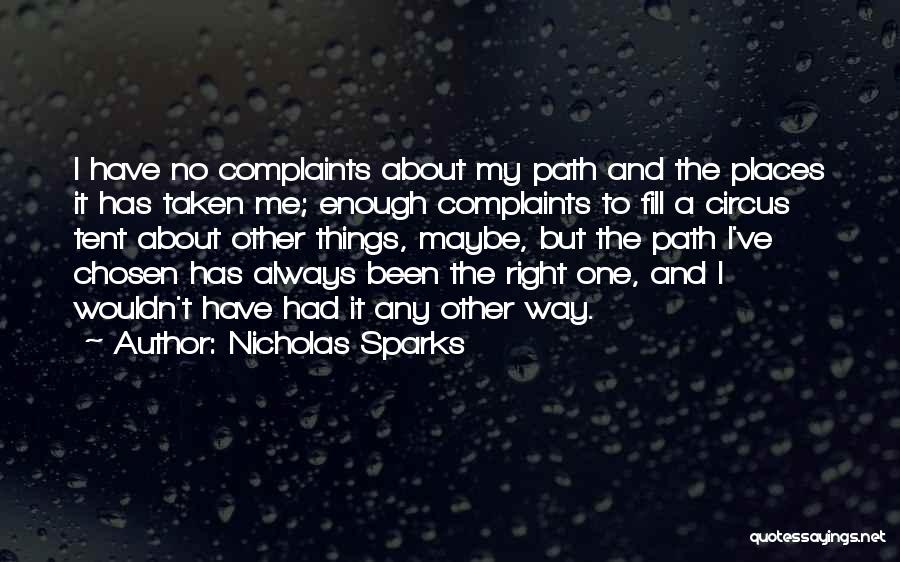 Circus Tent Quotes By Nicholas Sparks