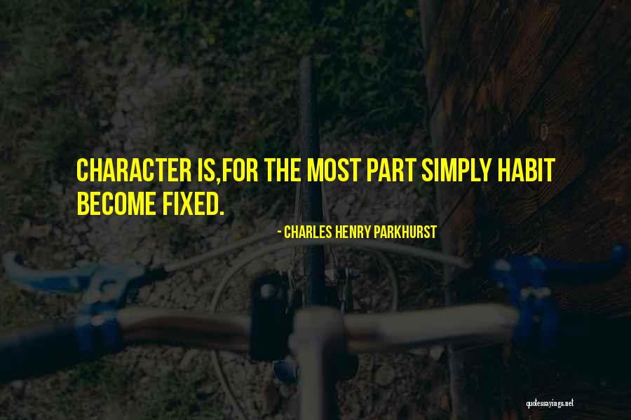 Cirincione Elizabeth Quotes By Charles Henry Parkhurst
