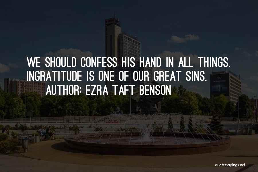 Ciskat Quotes By Ezra Taft Benson