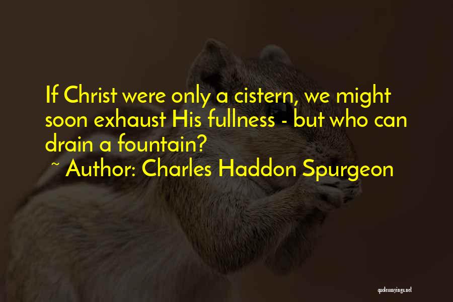 Cistern Quotes By Charles Haddon Spurgeon