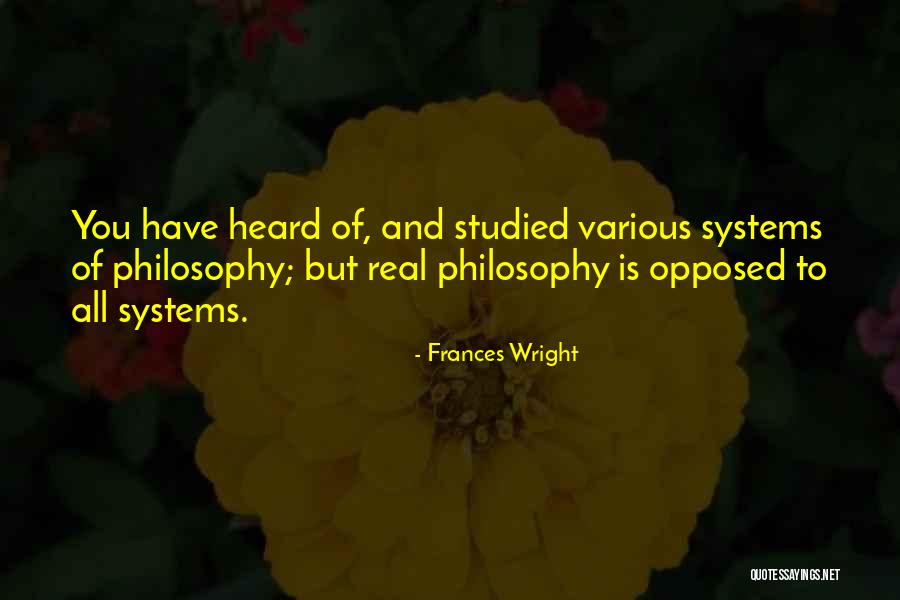 Cisza Cda Quotes By Frances Wright Cisza Cda Quotes By Frances Wright
