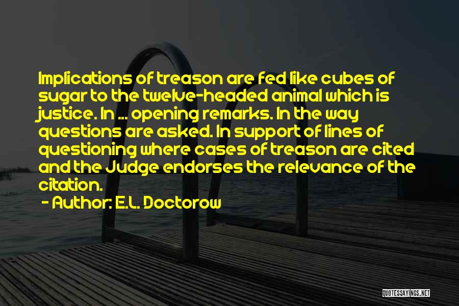 Citation Quotes By E.L. Doctorow