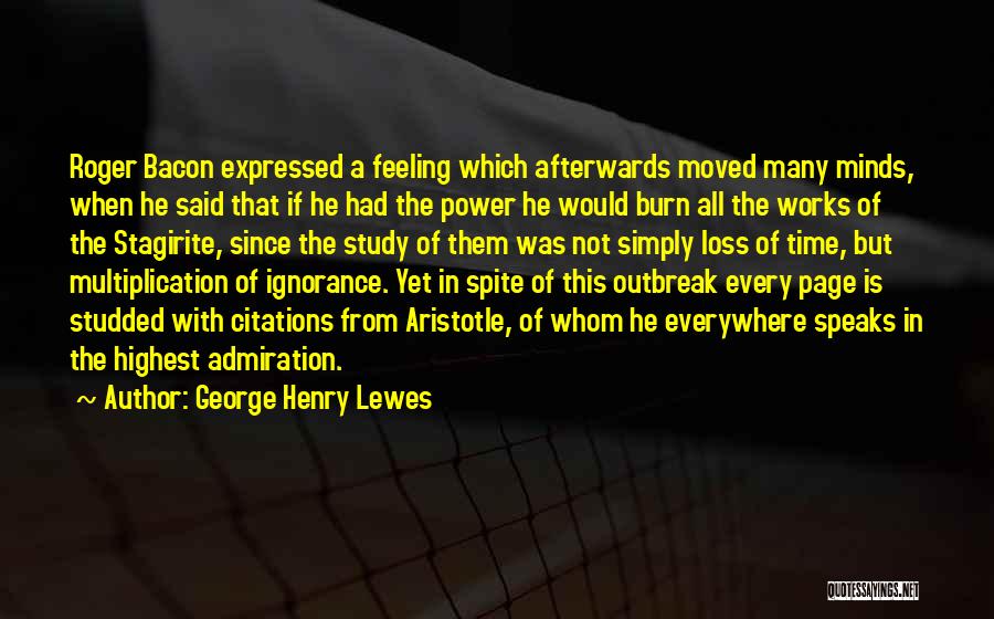 Citations Without Quotes By George Henry Lewes