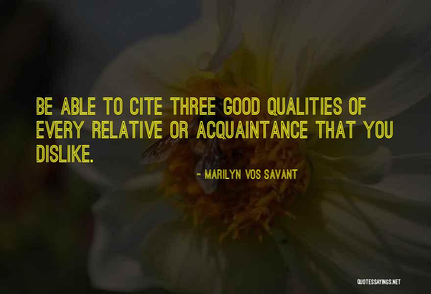 Cite Quotes By Marilyn Vos Savant Cite Quotes By Marilyn Vos Savant