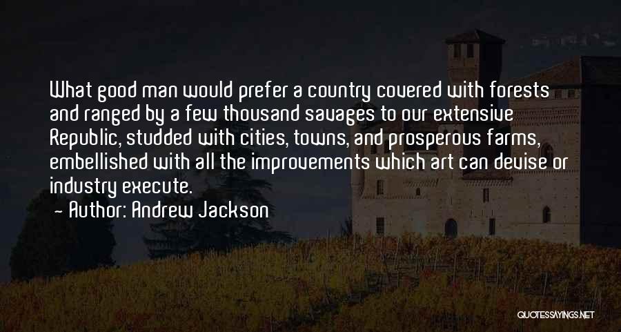 Cities And Towns Quotes By Andrew Jackson