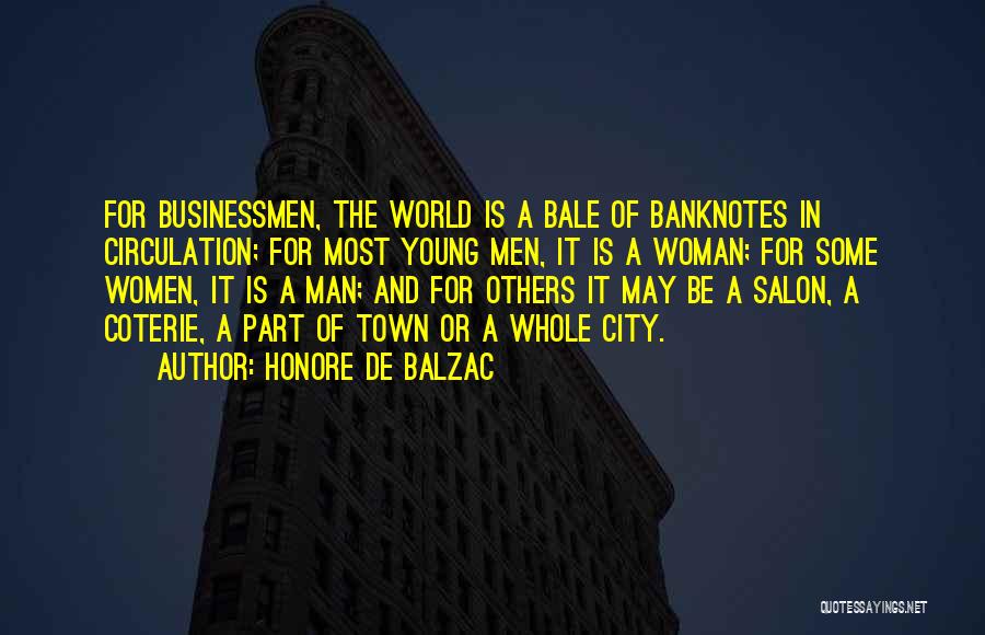 Cities In The World Quotes By Honore De Balzac