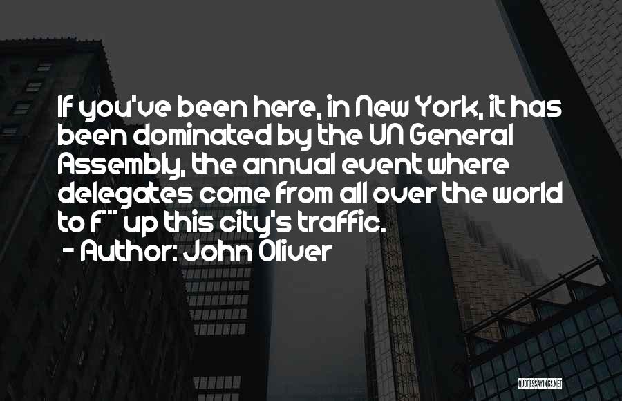 Cities In The World Quotes By John Oliver