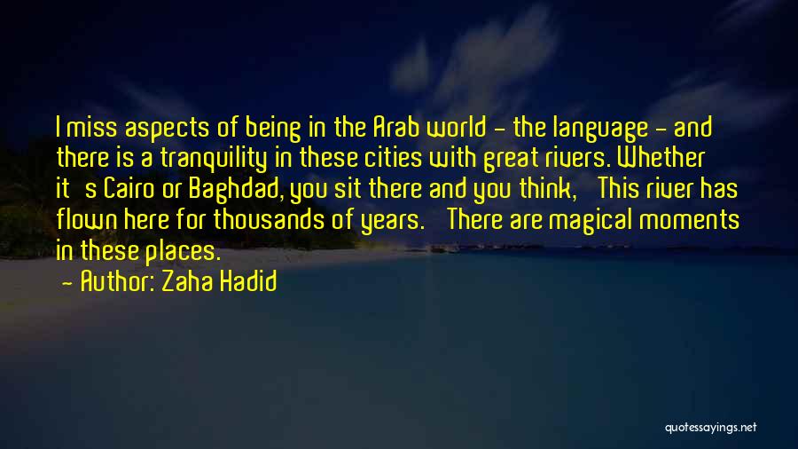 Cities In The World Quotes By Zaha Hadid