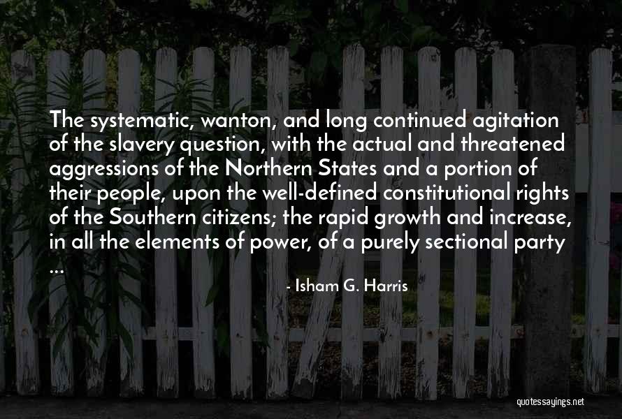 Citizens And Northern Quotes By Isham G. Harris
